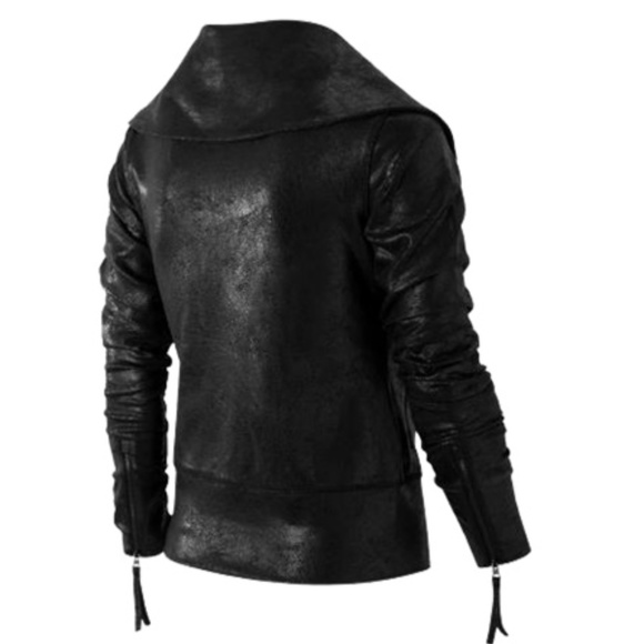 *Host Pick*  NEW BALANCE Shadow Faux Leather Jacket - Picture 2 of 11